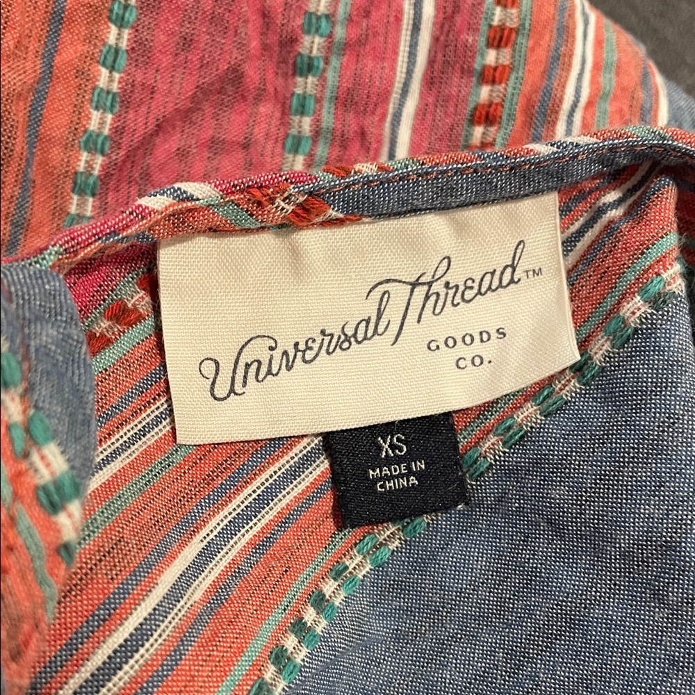 Universal Thread Multicolor Striped Garment - Picture 2 of 5